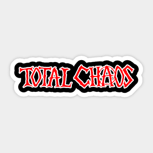 Total Chaos Band Sticker